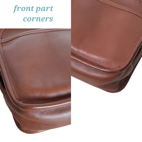 Vintage coach G6C-9991 leather lunch bag shoulder bag handbag brown - Picture 11 of 16